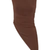 Suong top met hoge hals en plooien – mokka Suong top met hoge hals en plooien – mokka
