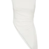 Suong top met hoge hals en plooien – Wit Suong top met hoge hals en plooien – Wit