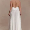 Susan Chiffon Halter Maxi-jurk – Ivoor Susan Chiffon Halter Maxi-jurk – Ivoor