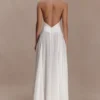 Susan Chiffon Halter Maxi-jurk – Ivoor Susan Chiffon Halter Maxi-jurk – Ivoor