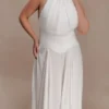 Susan Chiffon Halter Maxi-jurk – Ivoor Susan Chiffon Halter Maxi-jurk – Ivoor