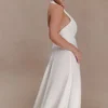 Susan Chiffon Halter Maxi-jurk – Ivoor Susan Chiffon Halter Maxi-jurk – Ivoor