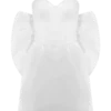 Suzette mini-jurk met strik van taft – Wit Suzette mini-jurk met strik van taft – Wit