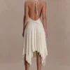 Sylvie Modal Hankie Midi-jurk – Ivoor Sylvie Modal Hankie Midi-jurk – Ivoor
