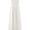 Tahlia Pointelle gebreide midi-jurk – Wit Tahlia Pointelle gebreide midi-jurk – Wit