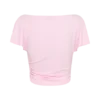 Talise modale top met volants en korte mouwen – balletroze Talise modale top met volants en korte mouwen – balletroze
