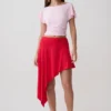 Talise modale top met volants en korte mouwen – balletroze Talise modale top met volants en korte mouwen – balletroze