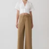 Tanya broek met wijde pijpen – Camel Tanya broek met wijde pijpen – Camel