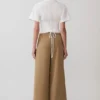 Tanya broek met wijde pijpen – Camel Tanya broek met wijde pijpen – Camel
