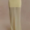 Tanyel doorschijnende maxi-rok van gebreide bandage – Lemon Tanyel doorschijnende maxi-rok van gebreide bandage – Lemon