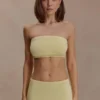 Tanyel gebreide bandeautop – Lemon Tanyel gebreide bandeautop – Lemon