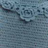 Teagan Midi-jurk met bloemenmotief, handgehaakt – Blauw Teagan Midi-jurk met bloemenmotief, handgehaakt – Blauw