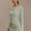 Terrymae gehaakte minirok – pastelgroen Terrymae gehaakte minirok – pastelgroen