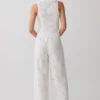 Tessa broderie rechte broek – Wit Tessa broderie rechte broek – Wit