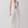 Tessa broderie rechte broek – Wit Tessa broderie rechte broek – Wit