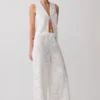 Tessa broderie rechte broek – Wit Tessa broderie rechte broek – Wit