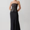 Sabrina maxi-rok van zijde-mix – Zwart Sabrina maxi-rok van zijde-mix – Zwart
