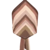 Thea haltertop van chiffon zonder mouwen – Multi Stripe Thea haltertop van chiffon zonder mouwen – Multi Stripe