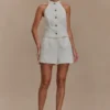 Tiara haltertop – Wit Tiara haltertop – Wit