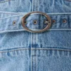 Tommy strapless Denim Top met gesp – Classic Blue Tommy strapless Denim Top met gesp – Classic Blue