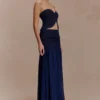 Tully Chiffon Denim Maxi-rok – Indigo Blue Tully Chiffon Denim Maxi-rok – Indigo Blue