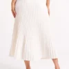 Twyla geplooide maxi-rok – ivoor Twyla geplooide maxi-rok – ivoor