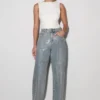 Tyla Diamante-Denim-spijkerbroek – Blauw/groen Tyla Diamante-Denim-spijkerbroek – Blauw/groen
