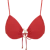 Tyler-bikinitop met metalen details – Rood Tyler-bikinitop met metalen details – Rood