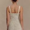 Vanessa handgehaakte mini-jurk met parels – ivoor Vanessa handgehaakte mini-jurk met parels – ivoor