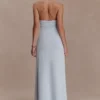 Veda Slinky halter maxi-jurk – lichtblauw Veda Slinky halter maxi-jurk – lichtblauw