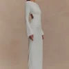 Vienna Slinky Cut-out Maxi-jurk – Wit Vienna Slinky Cut-out Maxi-jurk – Wit