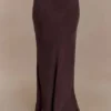 Violeta maxi-rok – donkere chocoladebruin Violeta maxi-rok – donkere chocoladebruin