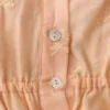 Vivian geborduurde mouwloze top – Oranje Vivian geborduurde mouwloze top – Oranje