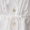 Vivian geborduurde mouwloze top – wit Vivian geborduurde mouwloze top – wit