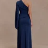 Vivica Slinky gerimpelde maxi-rok – Midnight Navy Vivica Slinky gerimpelde maxi-rok – Midnight Navy