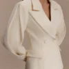 Wesley gestructureerde blazer – Buttercream Wesley gestructureerde blazer – Buttercream