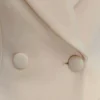 Wesley gestructureerde blazer – Buttercream Wesley gestructureerde blazer – Buttercream