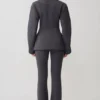 Wesley gestructureerde blazer – Charcoal Shadow Wesley gestructureerde blazer – Charcoal Shadow