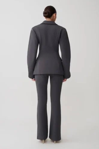 Marion Fit And Flare-broek – Charcoal Shadow