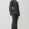 Wesley gestructureerde blazer – Charcoal Shadow Wesley gestructureerde blazer – Charcoal Shadow
