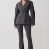 Wesley gestructureerde blazer – Charcoal Shadow Wesley gestructureerde blazer – Charcoal Shadow
