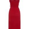 Willa gerimpelde midi-jurk van mesh – Ruby Willa gerimpelde midi-jurk van mesh – Ruby
