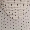 Willa gerimpelde midi-jurk van mesh – stippen Willa gerimpelde midi-jurk van mesh – stippen