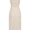 Willa gerimpelde midi-jurk van mesh – stippen Willa gerimpelde midi-jurk van mesh – stippen