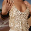 Willow Mother Of Pearl haltertop – Pearl Willow Mother Of Pearl haltertop – Pearl
