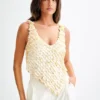 Willow Mother Of Pearl haltertop – Pearl Willow Mother Of Pearl haltertop – Pearl