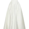 Willow off-shoulder satijnen maxi-jurk – Wit Willow off-shoulder satijnen maxi-jurk – Wit