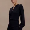 Xaden mini-jurk van wolmix – Zwart Xaden mini-jurk van wolmix – Zwart