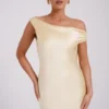 Yvette slip maxi-jurk met asymmetrische zoom – Butter Yvette slip maxi-jurk met asymmetrische zoom – Butter