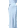 Yvette slip maxi-jurk met asymmetrische zoom – Korenbloemblauw Yvette slip maxi-jurk met asymmetrische zoom – Korenbloemblauw